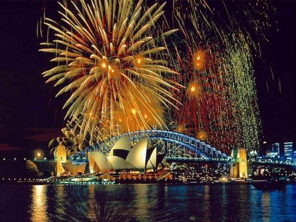 Fireworks in Sydney Paint By Numbers Kit