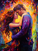 Flame of Love Paint By Numbers Kit