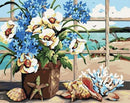 Flowers and Shells Paint By Numbers Kit