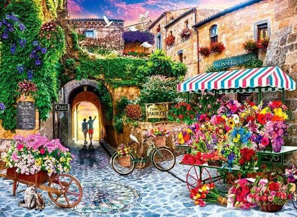 Flowers Street Paint By Numbers Kit