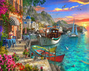 Flowery Harbor Paint By Numbers Kit