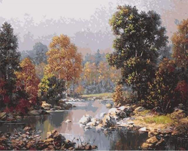 Forest landscape Paint By Numbers Kit