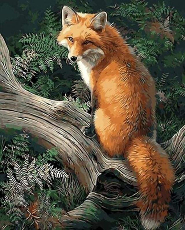 Fox in the Woods Paint By Numbers Kit