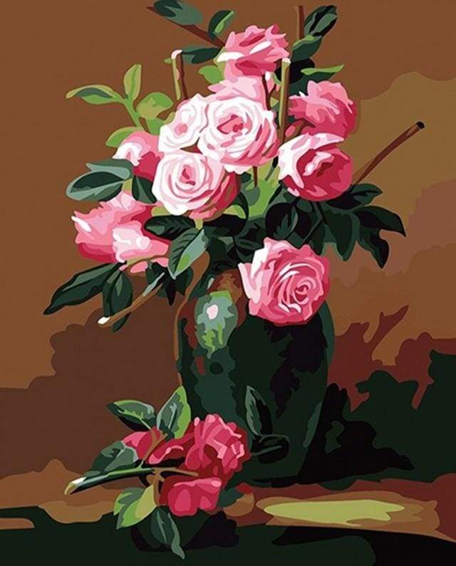 Fragrance of Roses Paint By Numbers Kit