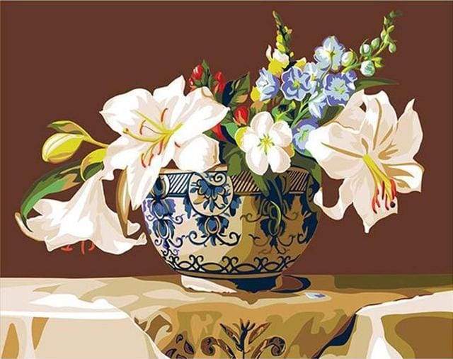 Fragrant Lily Paint By Numbers Kit