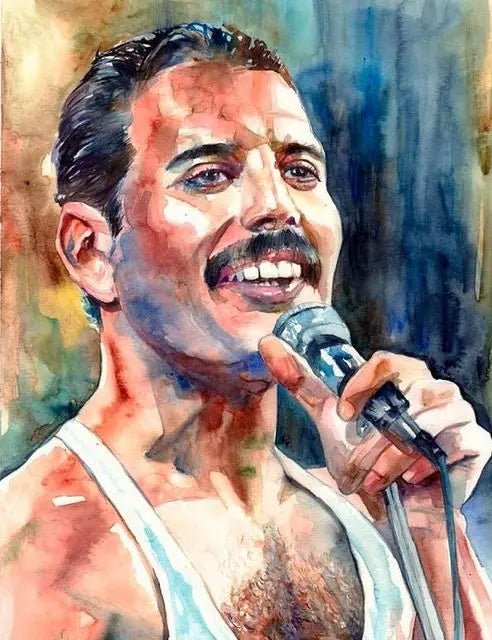 Freddie Mercury Paint By Numbers Kit