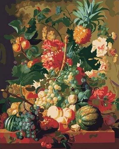 Fruits on the Table Paint By Numbers Kit