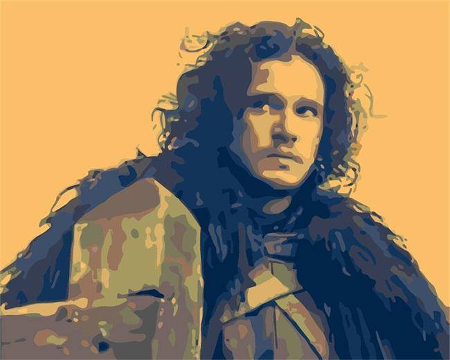 Game of Thrones Jon Snow Paint By Numbers Kit