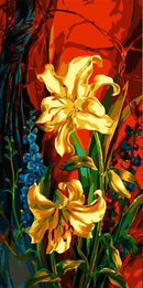 Golden Lily Paint By Numbers Kit
