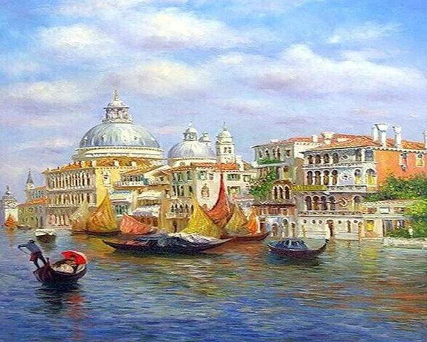 Gondolier in Venice Paint By Numbers Kit