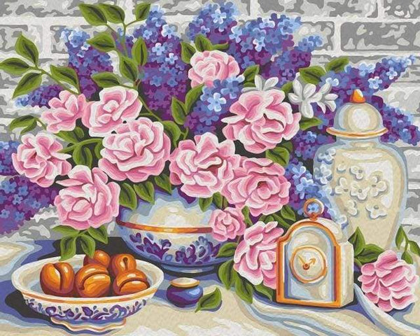 Grandma Flowers Paint By Numbers Kit