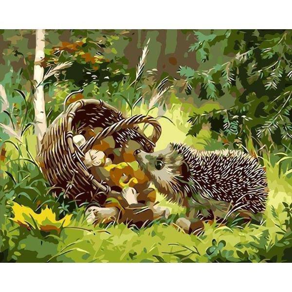Hedgehog Paint By Numbers Kit