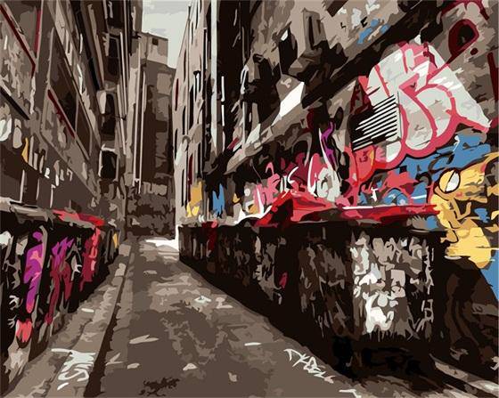Hiphop Street Paint By Numbers Kit