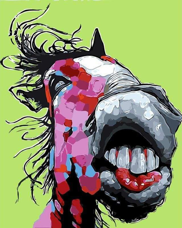 Horse Teeth Paint By Numbers Kit