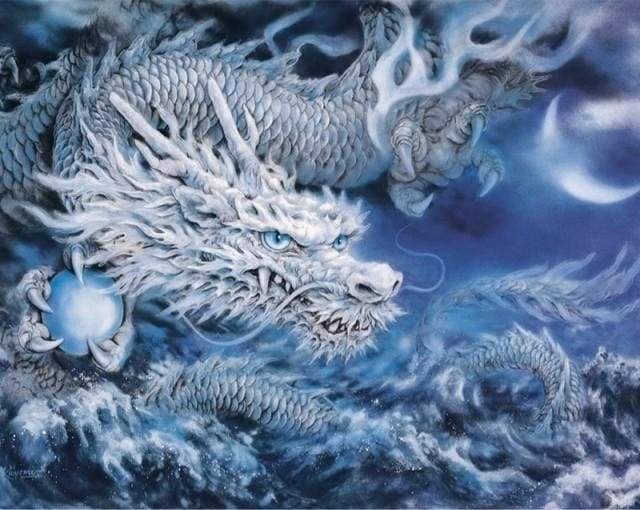 Ice dragon Paint By Numbers Kit