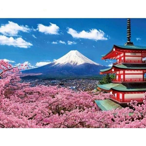 Japan Mount Fuji Paint By Numbers Kit
