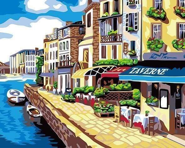 La Seine in Paris Paint By Numbers Kit