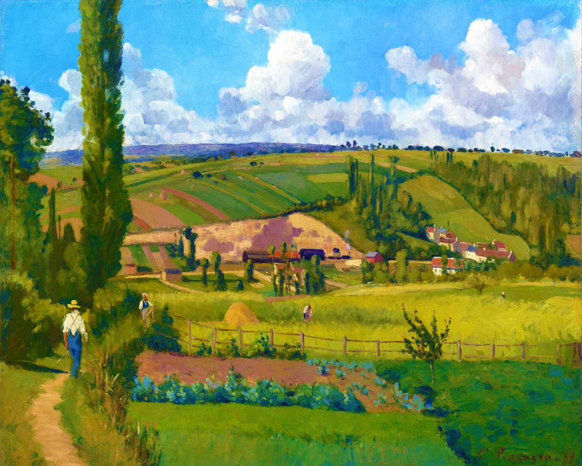 絵画 CamillePissarro,VuedeStamfordBrookCommon Camille Billops, 