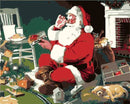 Lets Make Gifts Santa Paint By Numbers Kit