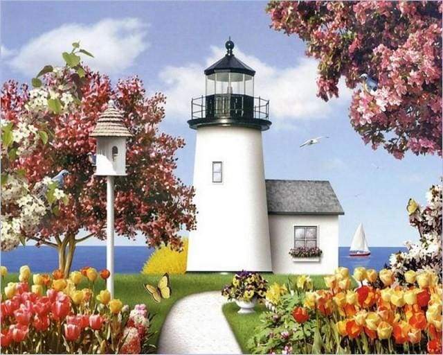 Lighthouse Paint By Numbers Kit