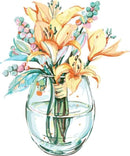 Lilies in Bottle Paint By Numbers Kit