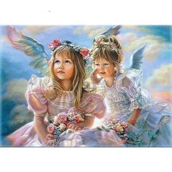 Little Angelic Girls Paint By Numbers Kit