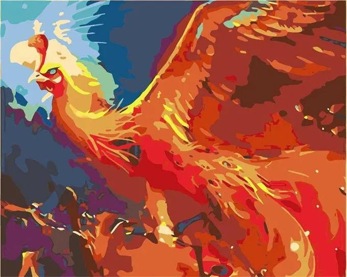Majestic Phoenix Paint By Numbers Kit