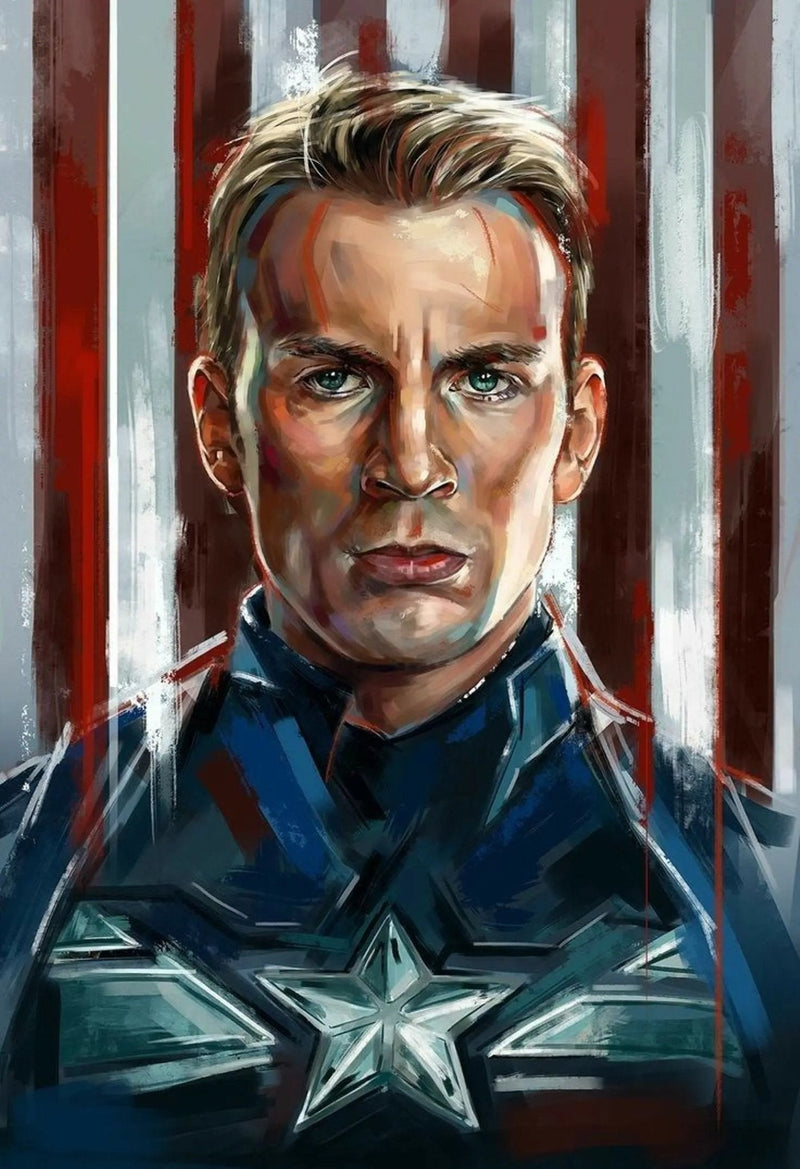 Marvel Captain America Paint By Numbers Kit