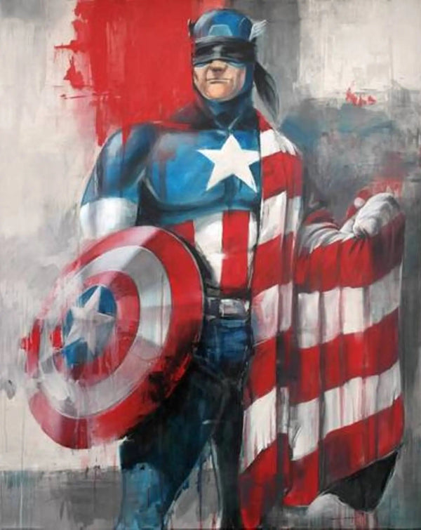 Marvel Captain America Paint By Numbers Kit