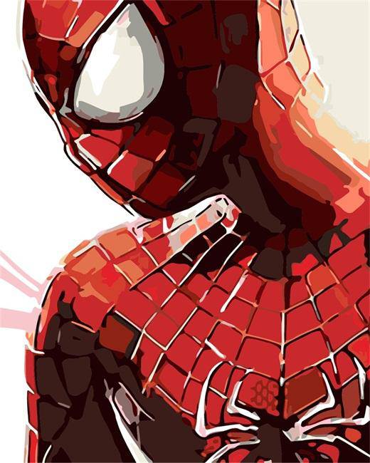 Marvel Spiderman Paint By Numbers Kit