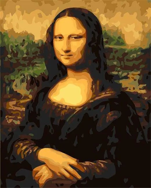 Mona Lisa Paint By Numbers Kit