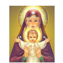 Mother Mary And Jesus Paint By Numbers Kit