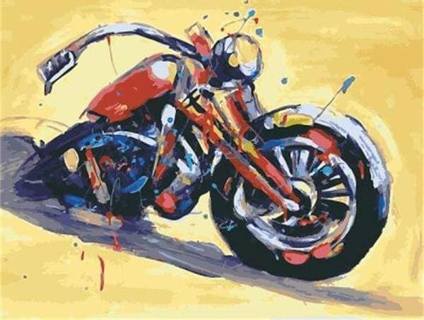 Motorcycle Paint By Numbers Kit