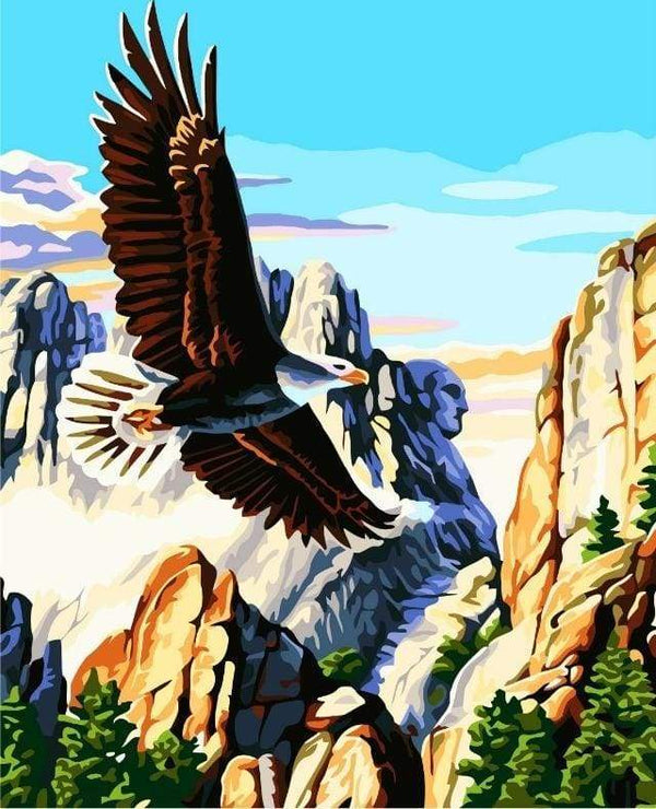 Mountain Eagle Paint By Numbers Kit