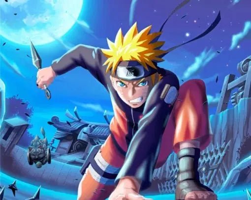 Naruto Paint By Numbers Kit