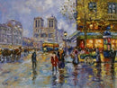 Notre Dame Vintage in Paris Paint By Numbers Kit