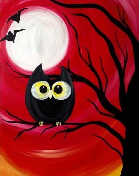 Owl drawing Paint By Numbers Kit