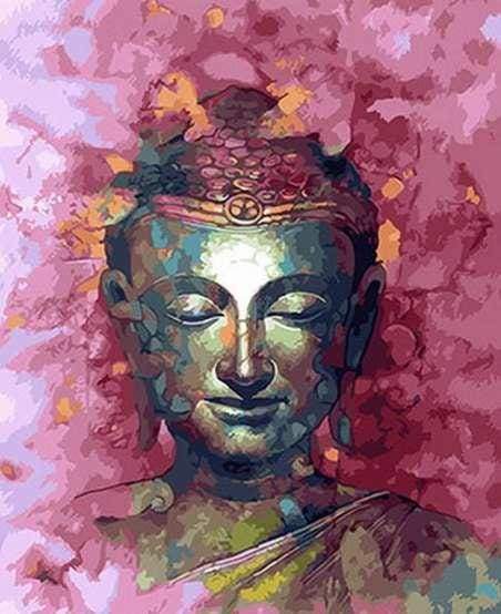 Painted Buddha Paint By Numbers Kit