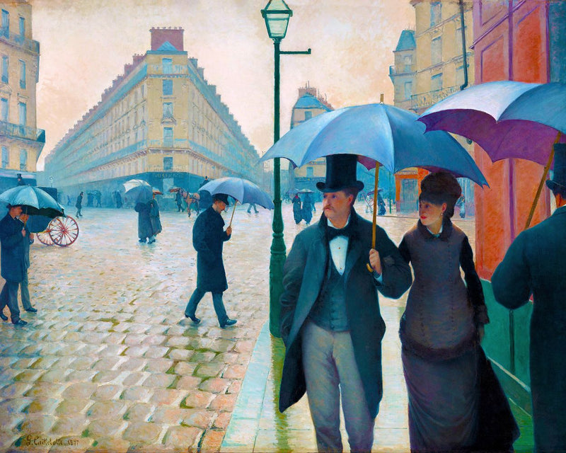 Paris street Rainy Day - Gustave Caillebotte Paint By Numbers Kit