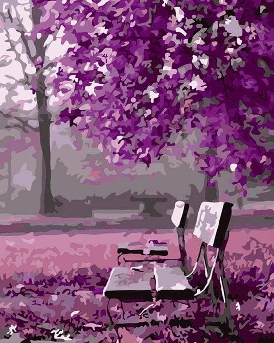 Park Bench Paint By Numbers Kit
