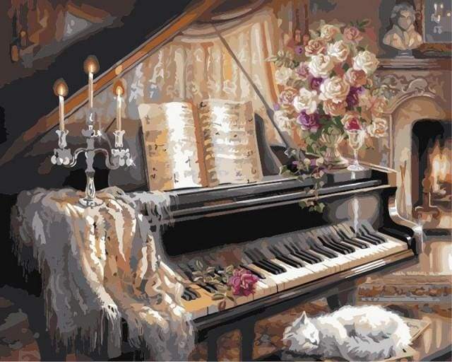 Piano Paint By Numbers Kit