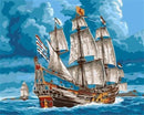 Pirates Ship Paint By Numbers Kit