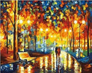 Rain at the Park Paint By Numbers Kit