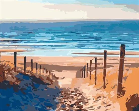 Road To Seashore Paint By Numbers Kit