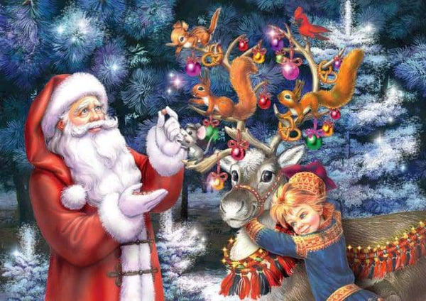 Santa Claus Christmas Time Paint By Numbers Kit