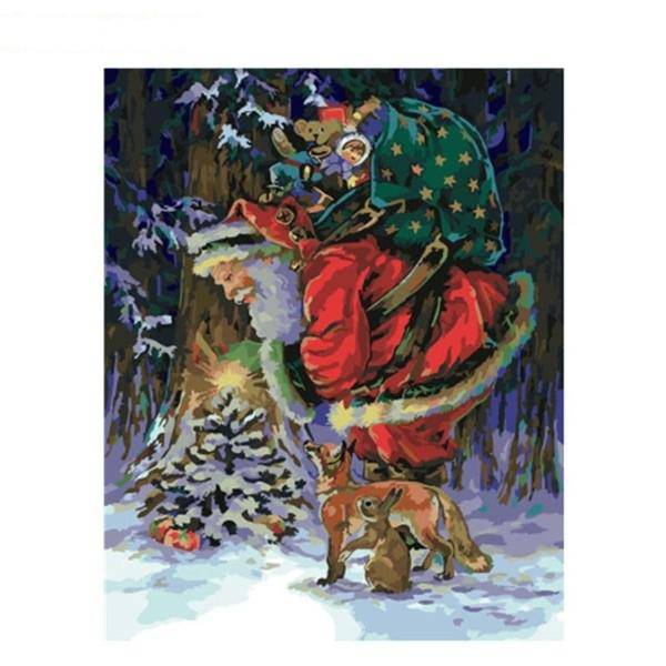 Santa Claus Gifts Paint By Numbers Kit