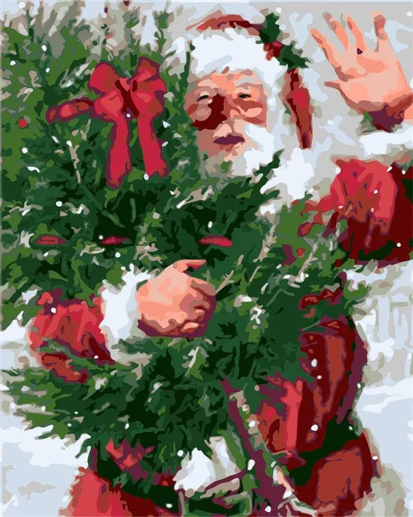 Santa's Hi Paint By Numbers Kit