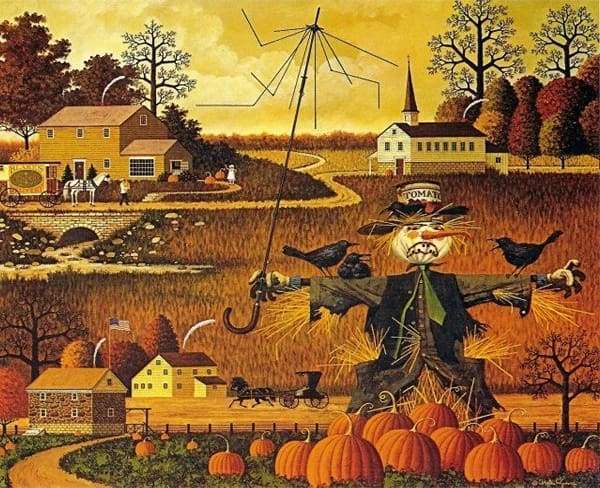 Scarecrow Paint By Numbers Kit