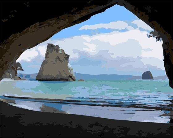 Sea cave Paint By Numbers Kit
