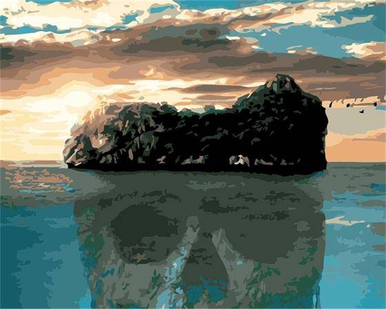 Skull Island Paint By Numbers Kit